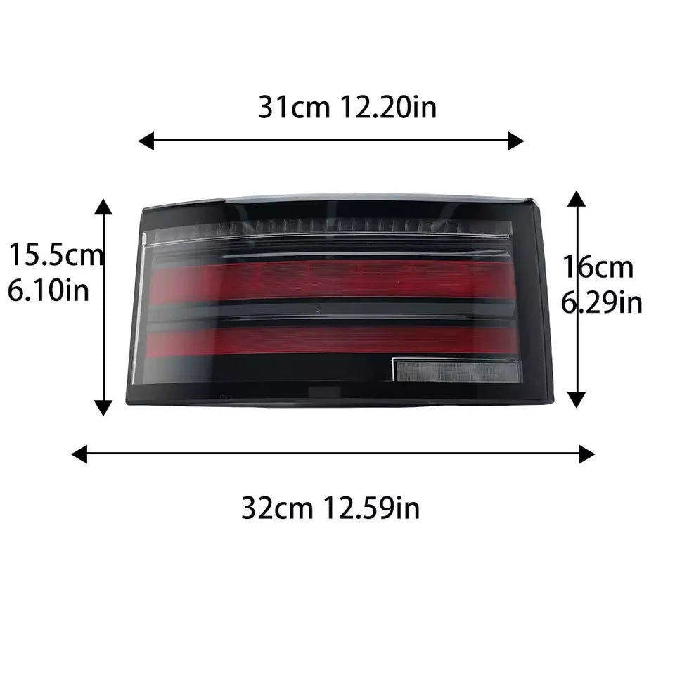 4PCS REAR OUTER INNER TAIL LAMP LIGHT FOR LAND ROVER DISCOVERY 5 L462 2017+